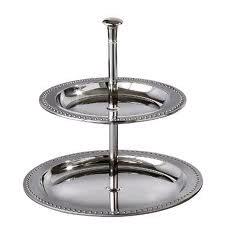 Rental store for 2 tiered tray w gold accents in STOREAREA2